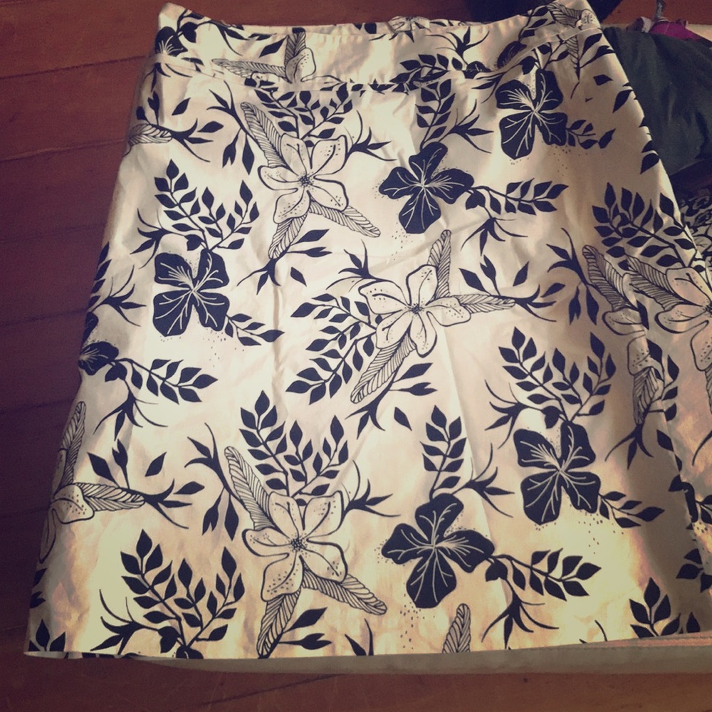 Black and white skirt